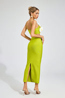 Elthion Flower Bandage Set In Green