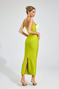 Elthion Flower Bandage Set In Green