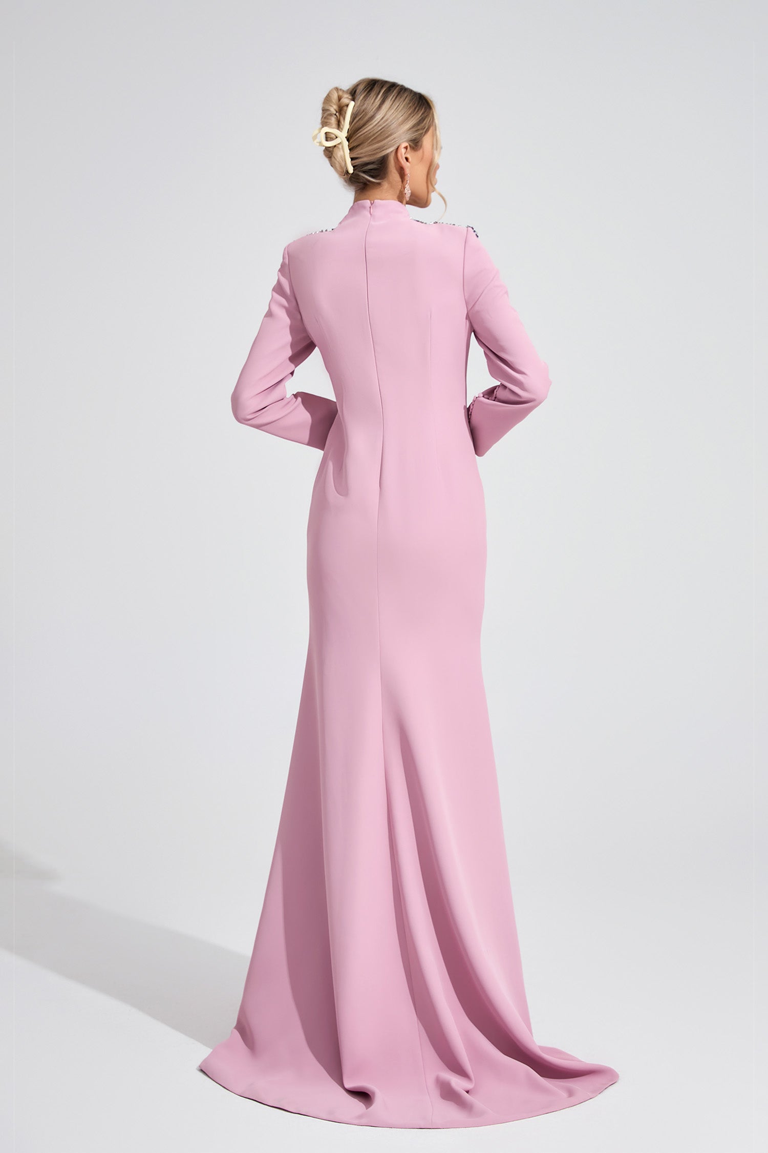 Amser Pink Diamond Maxi Dress