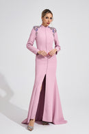 Amser Pink Diamond Maxi Dress