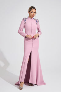 Amser Pink Diamond Maxi Dress