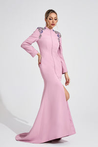 Amser Pink Diamond Maxi Dress