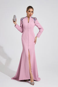 Amser Pink Diamond Maxi Dress