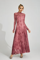 Firouz Pink Floral Maxi Dress