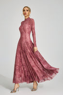 Firouz Pink Floral Maxi Dress