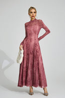 Firouz Pink Floral Maxi Dress