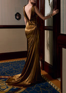 Neskava Draped Maxi Dress