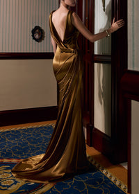 Neskava Draped Maxi Dress