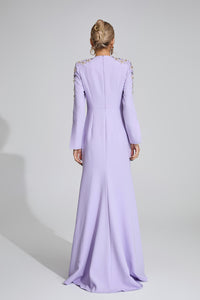 Einya Pearl Maxi Dress In Purple