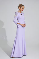 Einya Pearl Maxi Dress In Purple