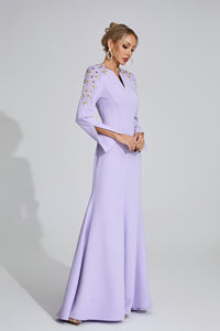 Einya Pearl Maxi Dress In Purple