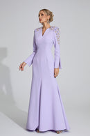 Einya Pearl Maxi Dress In Purple