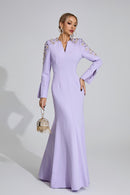 Einya Pearl Maxi Dress In Purple