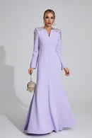 Einya Pearl Maxi Dress In Purple