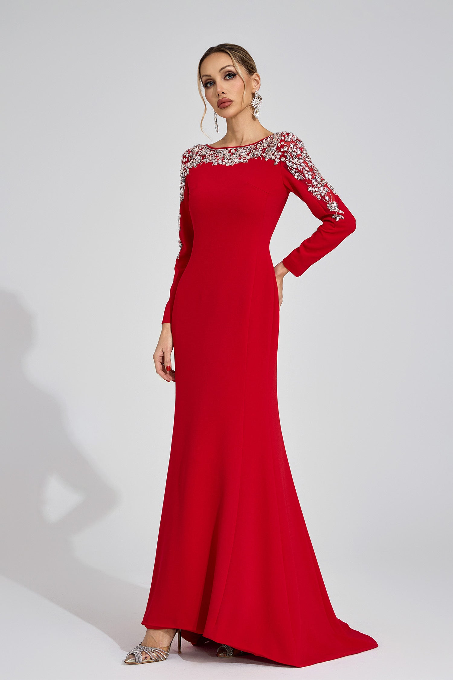 Baruna Red Diamond Maxi Dress