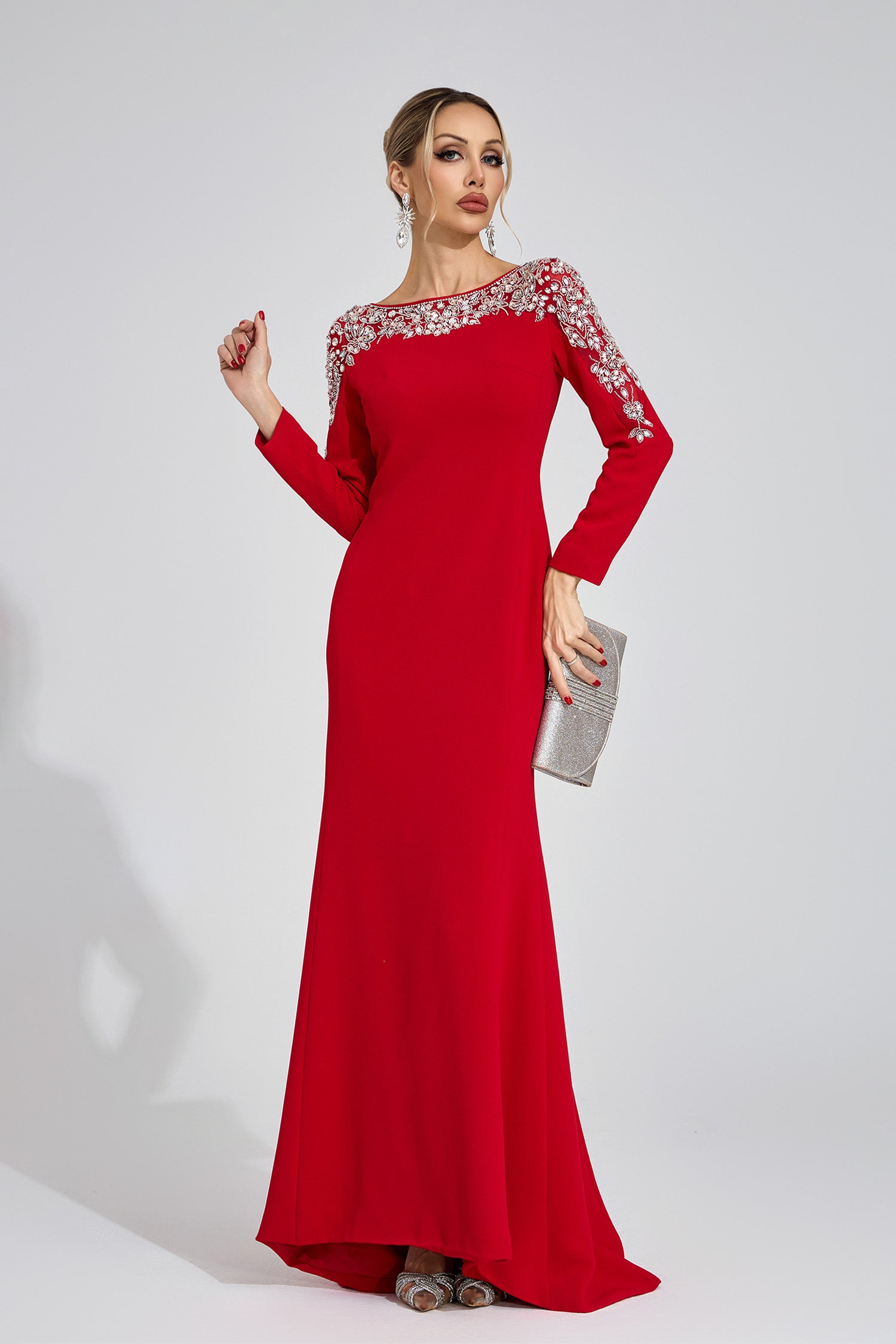 Baruna Red Diamond Maxi Dress