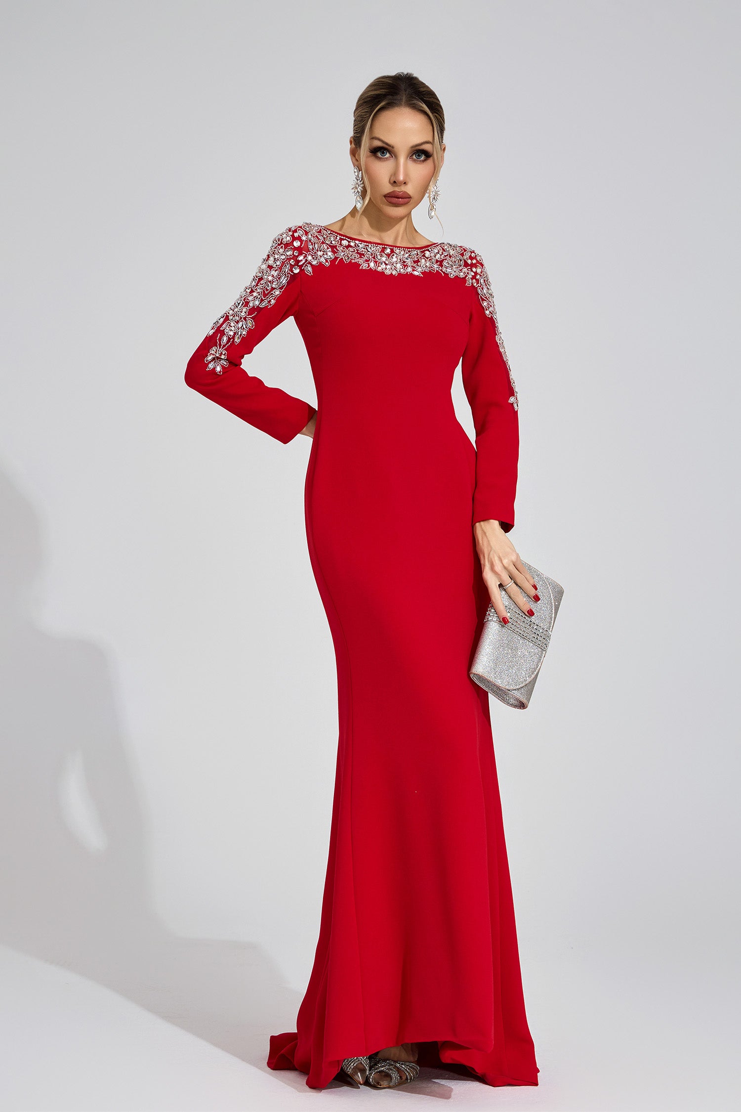 Baruna Red Diamond Maxi Dress