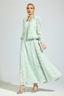 Narevix Green Lace Set