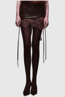 Belvire Lace Top & Mini Skirt Set