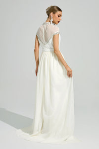 Arixelle White Wrap Maxi Dress