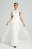 Arixelle White Wrap Maxi Dress