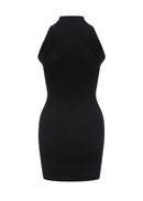 Suzette Twist-Detail Cutout Mini Dress