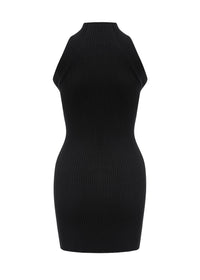 Suzette Twist-Detail Cutout Mini Dress