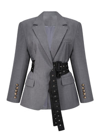Penelope Belted Waist Blazer