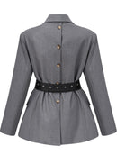 Penelope Belted Waist Blazer