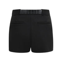 Cayetana belted mini shorts