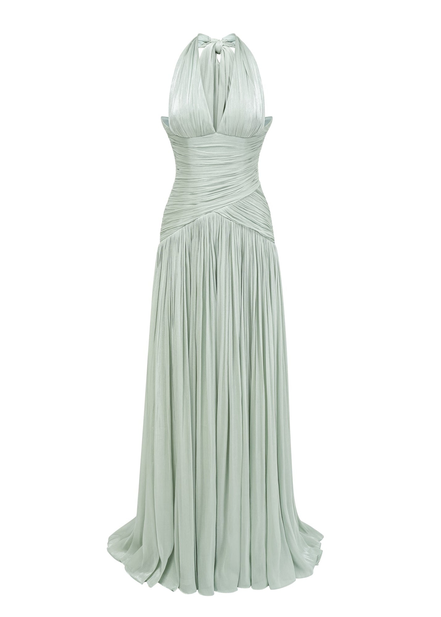Jade Mint Green Gathered Maxi Dress