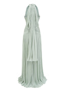 Jade Mint Green Gathered Maxi Dress
