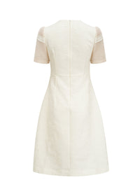 Ulysse Floral Embroidered Openwork Midi Dress