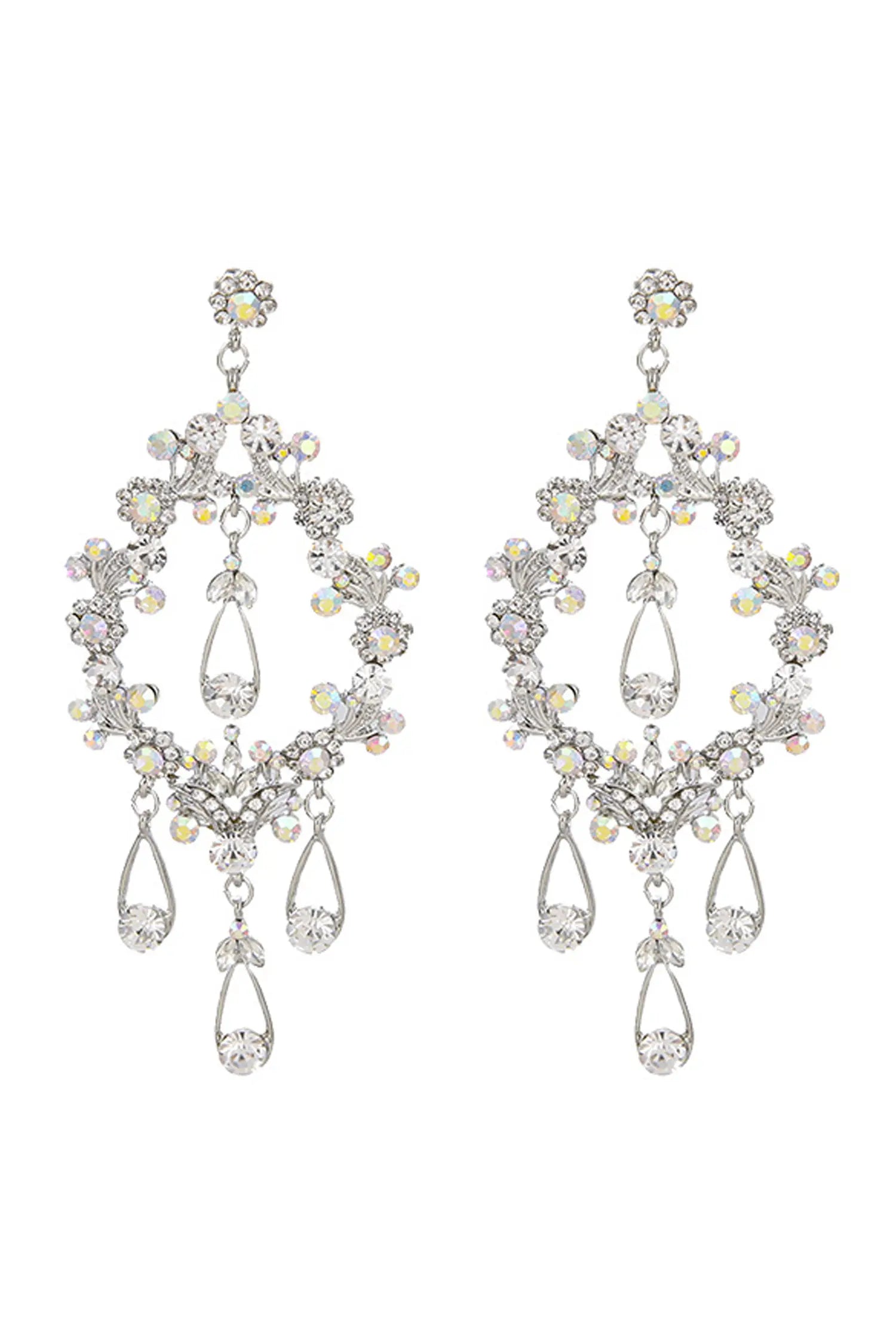 Titus Silver Diamond Earrings