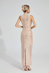 Gelistar Party Maxi Dress In Apricot