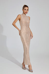 Gelistar Party Maxi Dress In Apricot