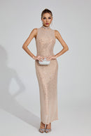 Gelistar Party Maxi Dress In Apricot