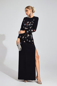 Einstein Diamond Embellished Set In Black