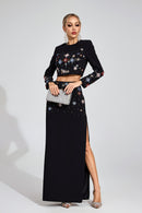 Einstein Diamond Embellished Set In Black