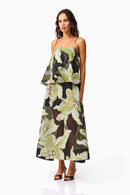 Amdrix Printed Cami Maxi Dress