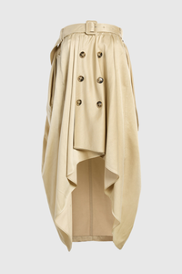 Caldren Strapless Belted Trench Mini Dress