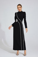 Wyrdelis Black Diamond Maxi Dress
