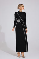 Wyrdelis Black Diamond Maxi Dress
