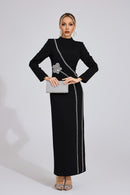 Wyrdelis Black Diamond Maxi Dress