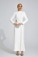 Wyrdelis White Diamond Maxi Dress