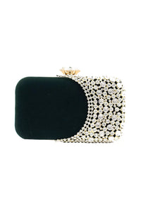 Mexor Green Diamond Embellished Bag