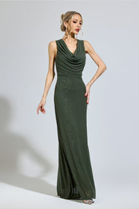Brexian Green Diamond Formal Dress