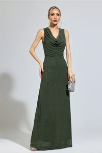 Brexian Green Diamond Formal Dress