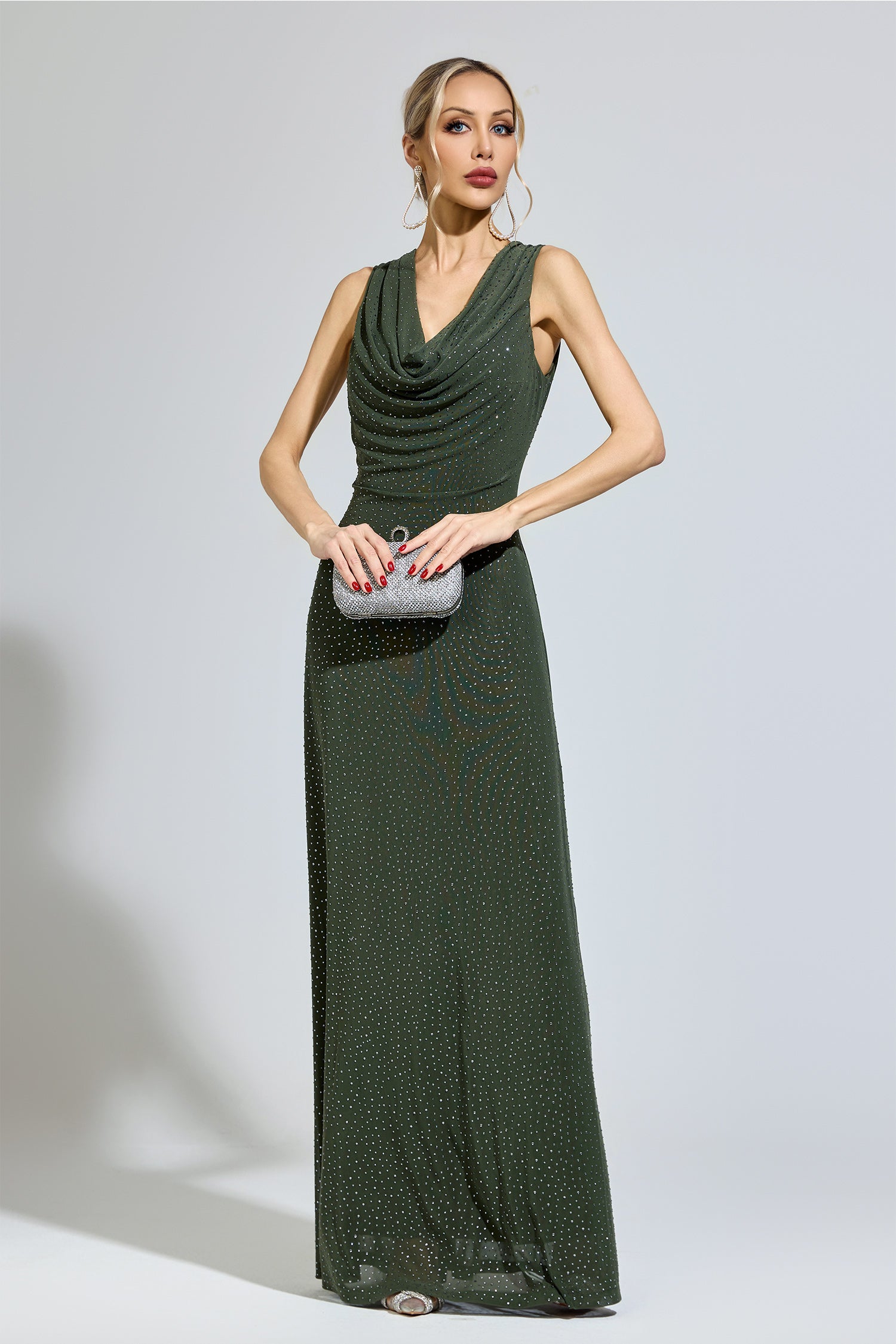 Brexian Green Diamond Formal Dress