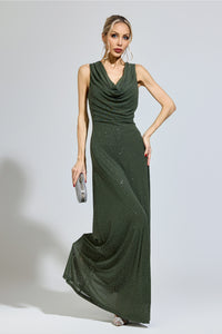 Brexian Green Diamond Formal Dress